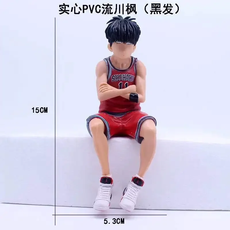 15cm Anime SLAM DUNK Sakuragi Hanamichi Figures Rukawa Kaede Model Toys Car Desktop Auto Interior Decoration Xmas Gifts view 4