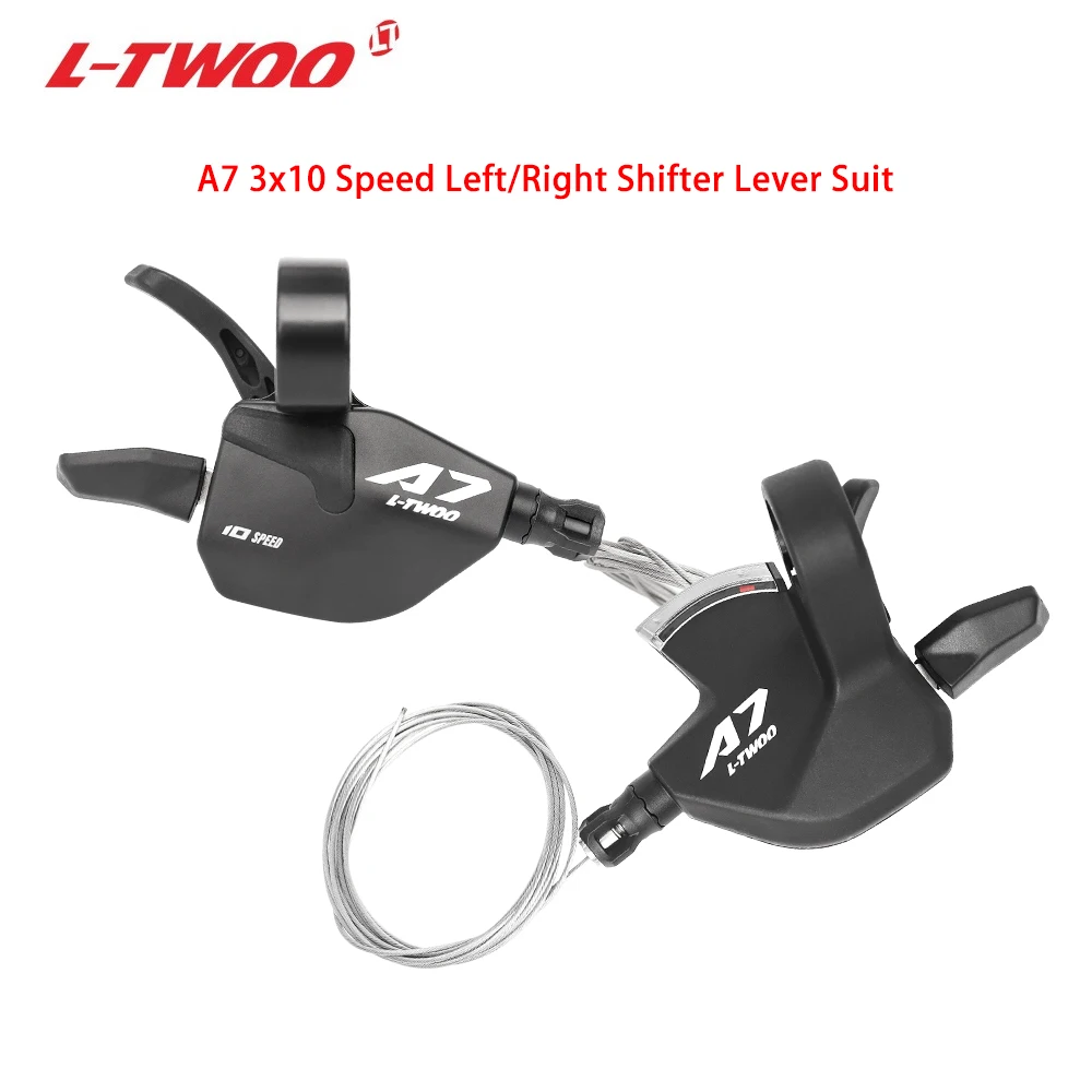 LTWOO A7 10 Speed Shifter Lever 3X10 Speed 10S 3S Shifter Lever for MTB Bike Finger Dial Compatible SHIMANO SRAM Bicycle Parts