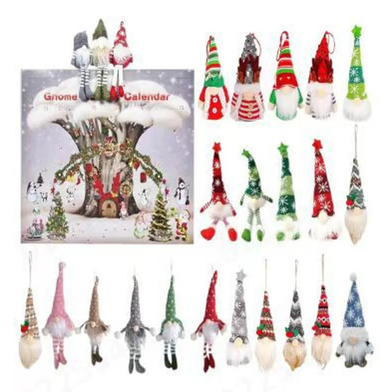 Hot New Christmas 2024 Holiday Christmas Advent Calendar Christmas Advent Calendar 2d Fun Animals Set Commemorative Collectibles