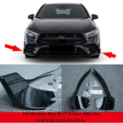 For Mercedes Benz w177 A-class AMG line a180 A200 a220 A250 A35 2019+ Brabus front lip Kit