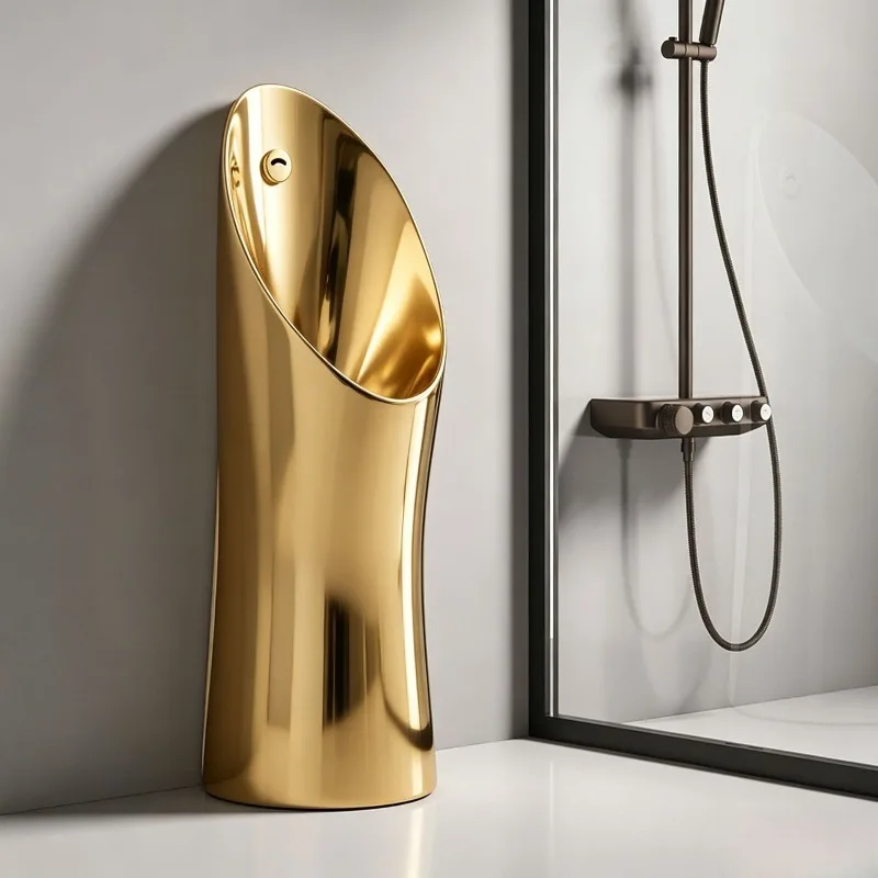 Automatic sensing floor urinal Men's standing urinal Smart urinal