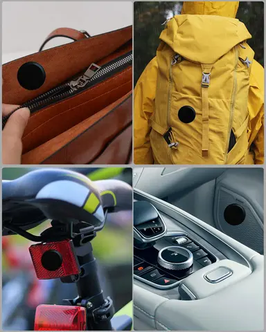 För Apple Airtag-hållarfodral med självhäftande klistermärke för plånbok, mountainbike, TV-fjärrkontroll, bilväska, GPS-positionsskydd 8 best sales USB-dongelns plasthölje - №4