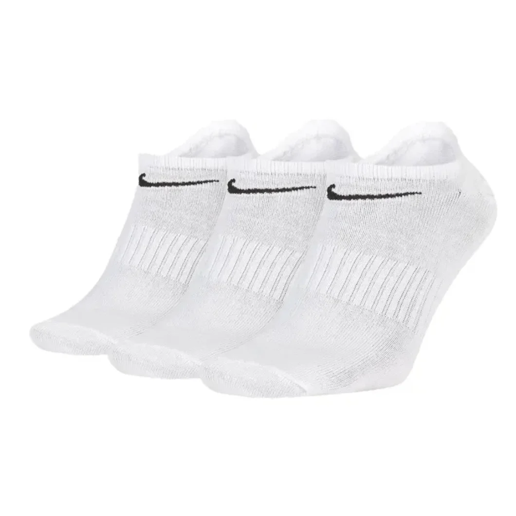Nike EVERYDAY LTWT ANKLE 3PR Long Socks 3pr Quick Dry Training Socks 3 Pairs Fall/Winter Comfortable and Soft