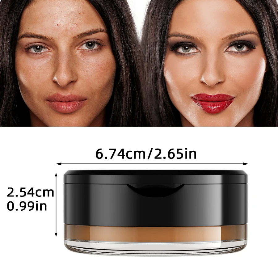 Crema per fondotinta a 9 colori con soffio che copre naturalmente le flaconi impermeabili per nascondere la base del viso, regali per il trucco, lucentezza naturale opaca