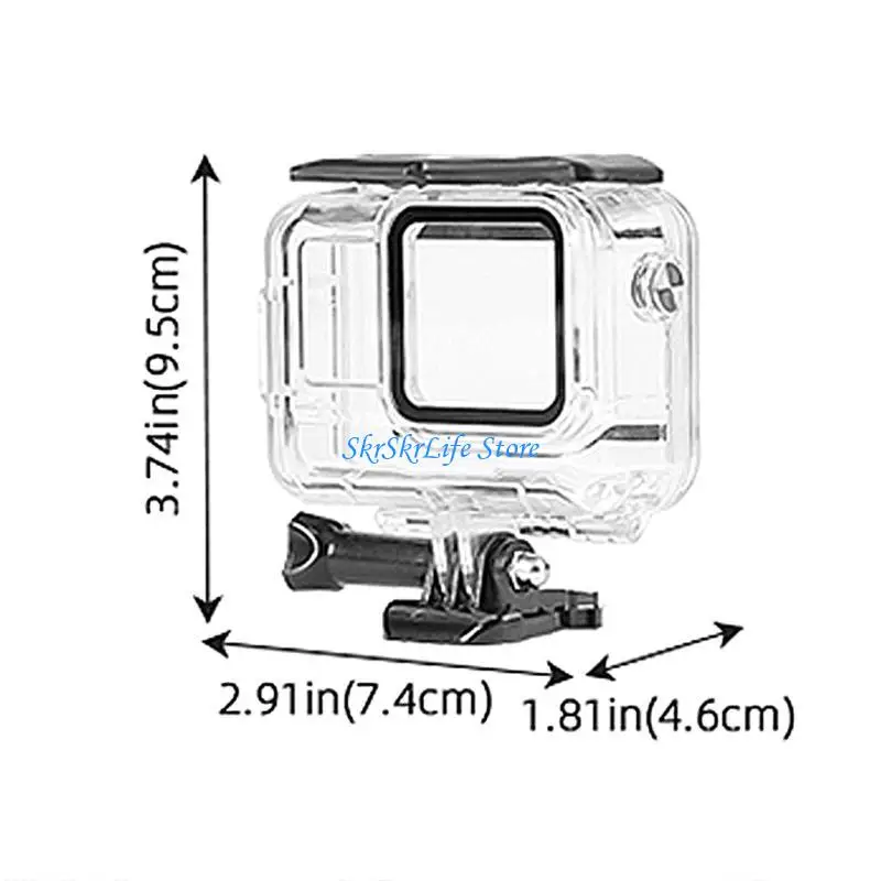 E65E 196.85ft حافظة للغوص مقاومة للماء لحاوية الكاميرا 360Ace