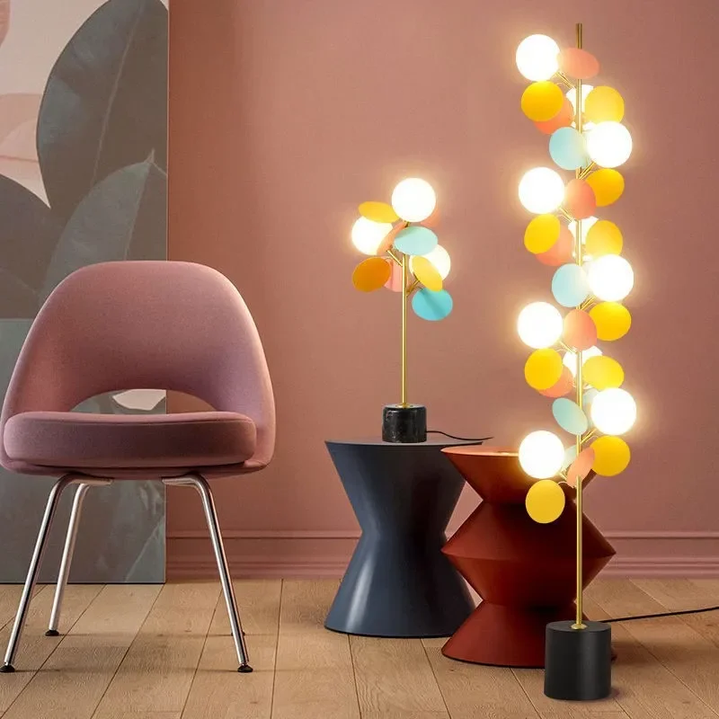 Floor Lamp Bedroom Living Room Sofa Lamp Edge Lamp Nordic Bedside Floor Lights Type Modern Simple Vertical Led Decor Luminaria