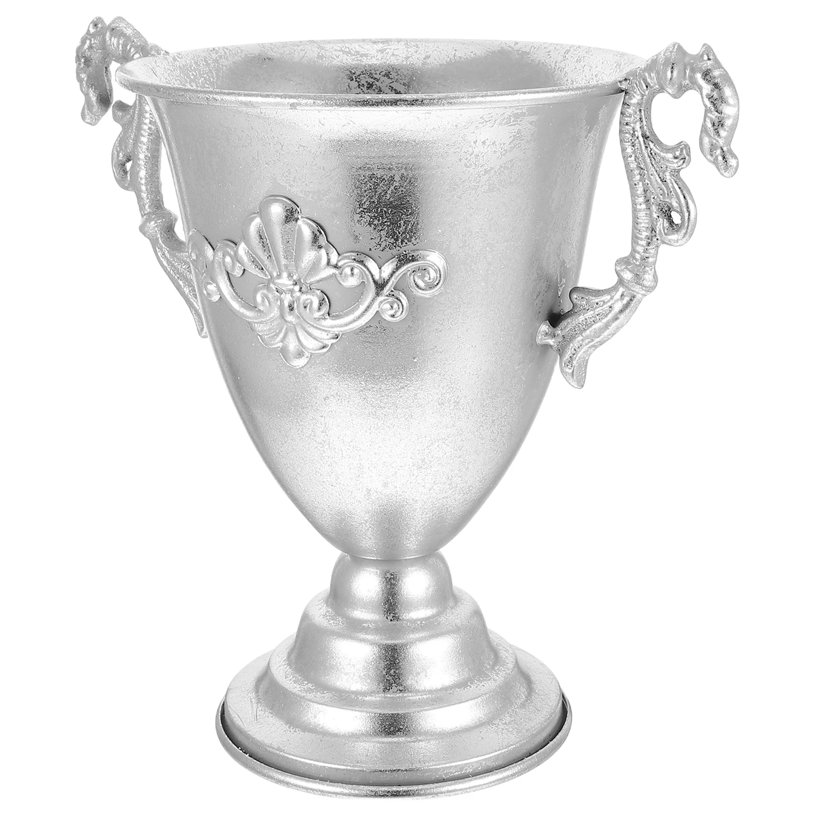 

Iron Vase Silver Metal Flowerpot for Bouquet Decorative Home Wedding Table Arrangement Reusable Elegant Design Metal Vases
