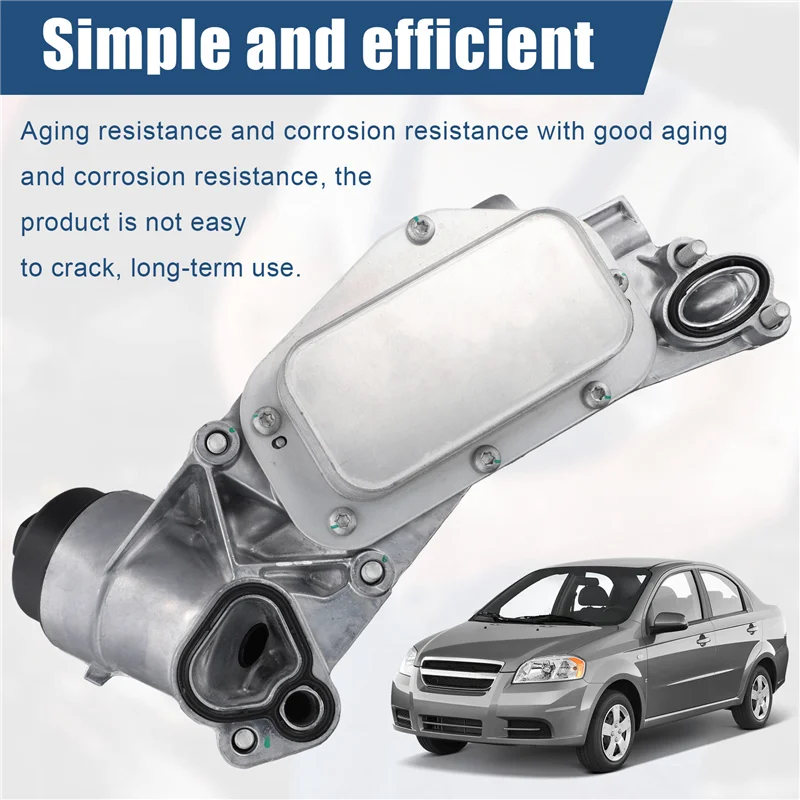 

A02Q-12992593 Engine Oil Cooler For Aveo Cruze 1.6L 1.8L Sonic Trax Pontiac G3 Orlando Opel Vauxhall Zafira Vectra