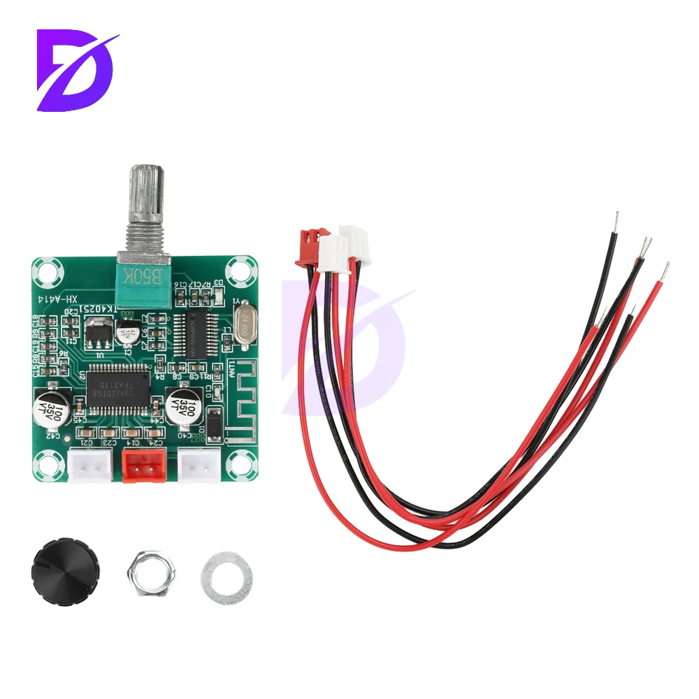 DC12-24V Bt مضخم رقمي لوحة تركيبية 50 واط + 50 واط رقاقة TPA3118D2