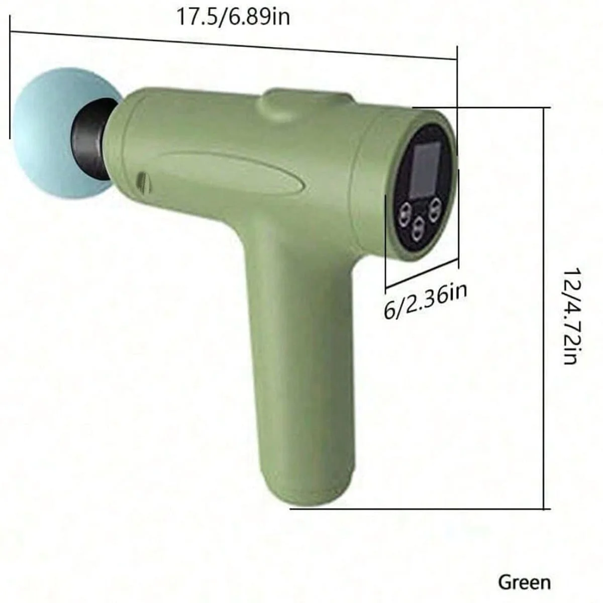 1PC맞춤형 강력한 근막총 충전, 근육을 풀어주는 전신 마사지기, 연예인 모델과 동일