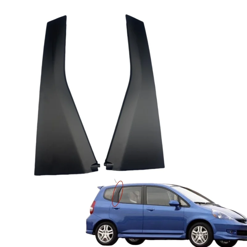 Rear Door Outer Pillar Garnish Trim Panel Fit For HONDA FIT JAZZ GD1 GD3 2003-2008 Accessories 72721-SAG-H00 72761-SAG-H00