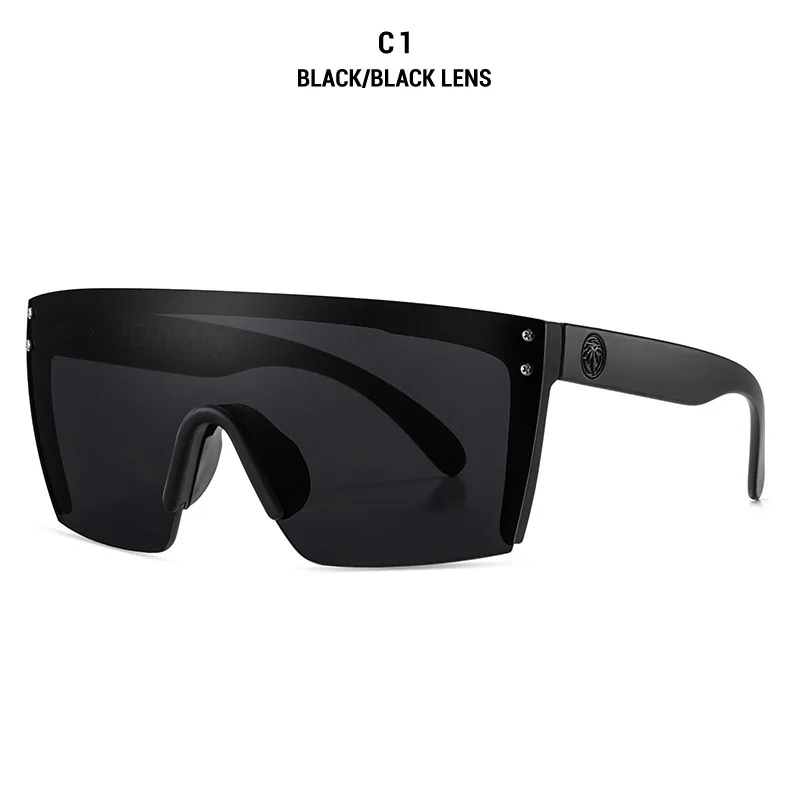 Gafas de sol clásicas para ciclismo, lentes de sol con ondas de calor, uv400, película real de alta calidad para deportes al aire libre, moda amazon, gran oferta