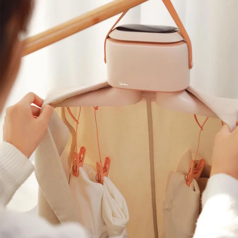 Midea เครื่องเป่าลมพับได้, เครื่องเป่าแห้งผ้าอเนกประสงค์ใช้แขวนใช้ในบ้านกันน้ำแห้งเร็ว