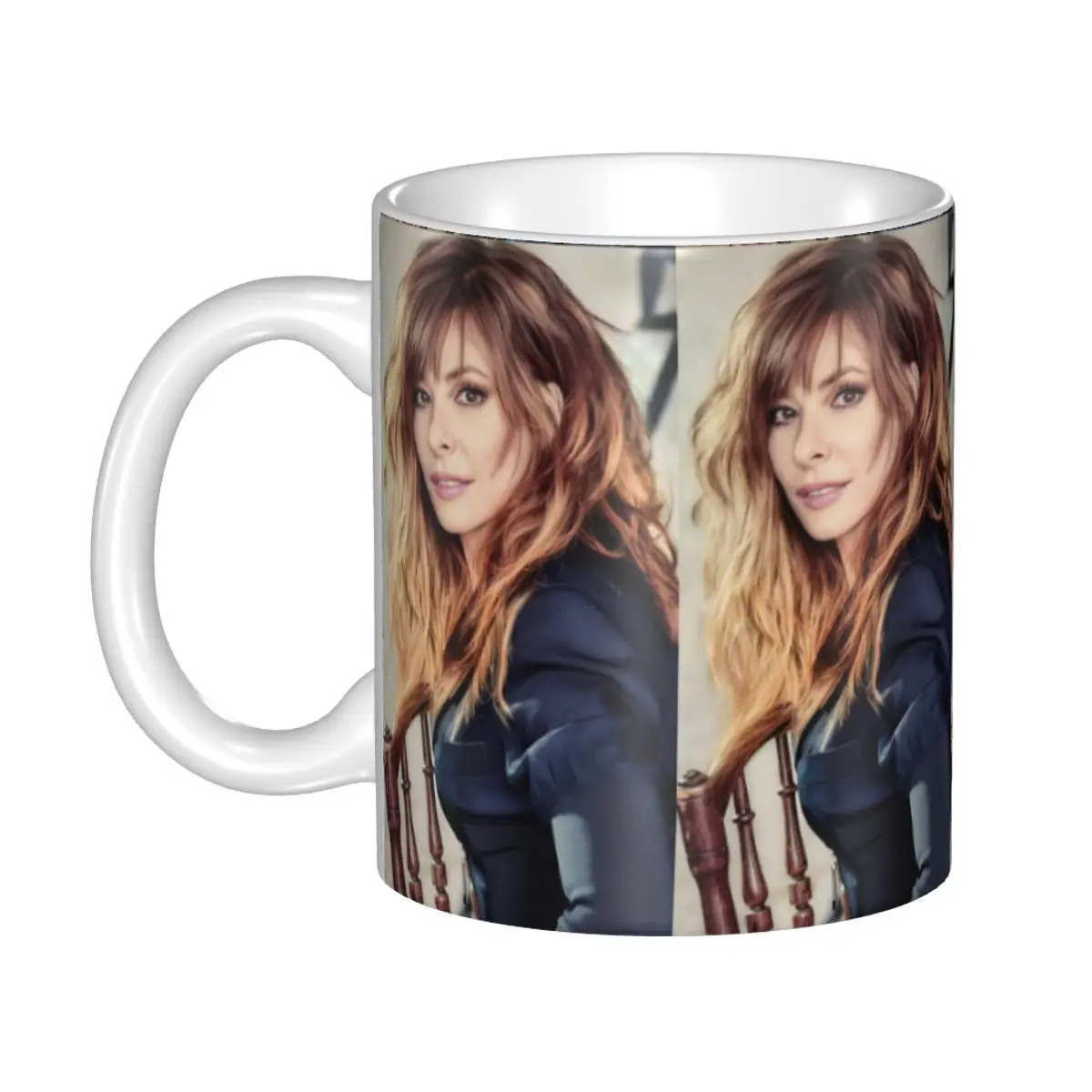 Customized Mylene Farmer Coffee Mug DIY French Singer Ceramic Milk Tea Cups