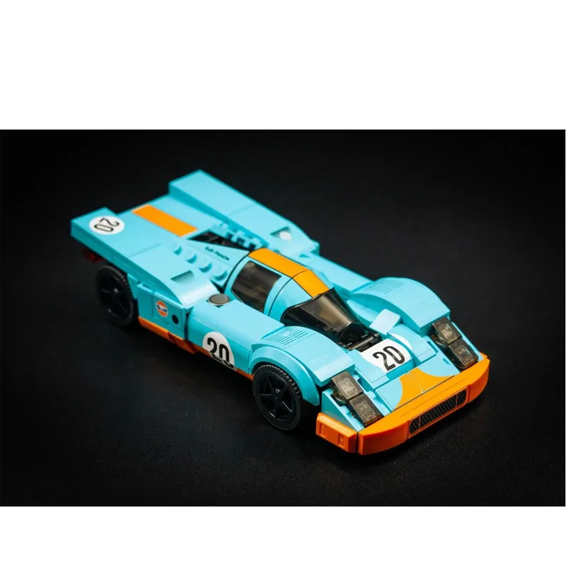 MOC-134392 Ikonische F1 Sportwagenrennen Bausteine Modell 238 Teile MOC Kreative Jungen Kinder Geburtstag Bausteine Spielzeug Geschenk
