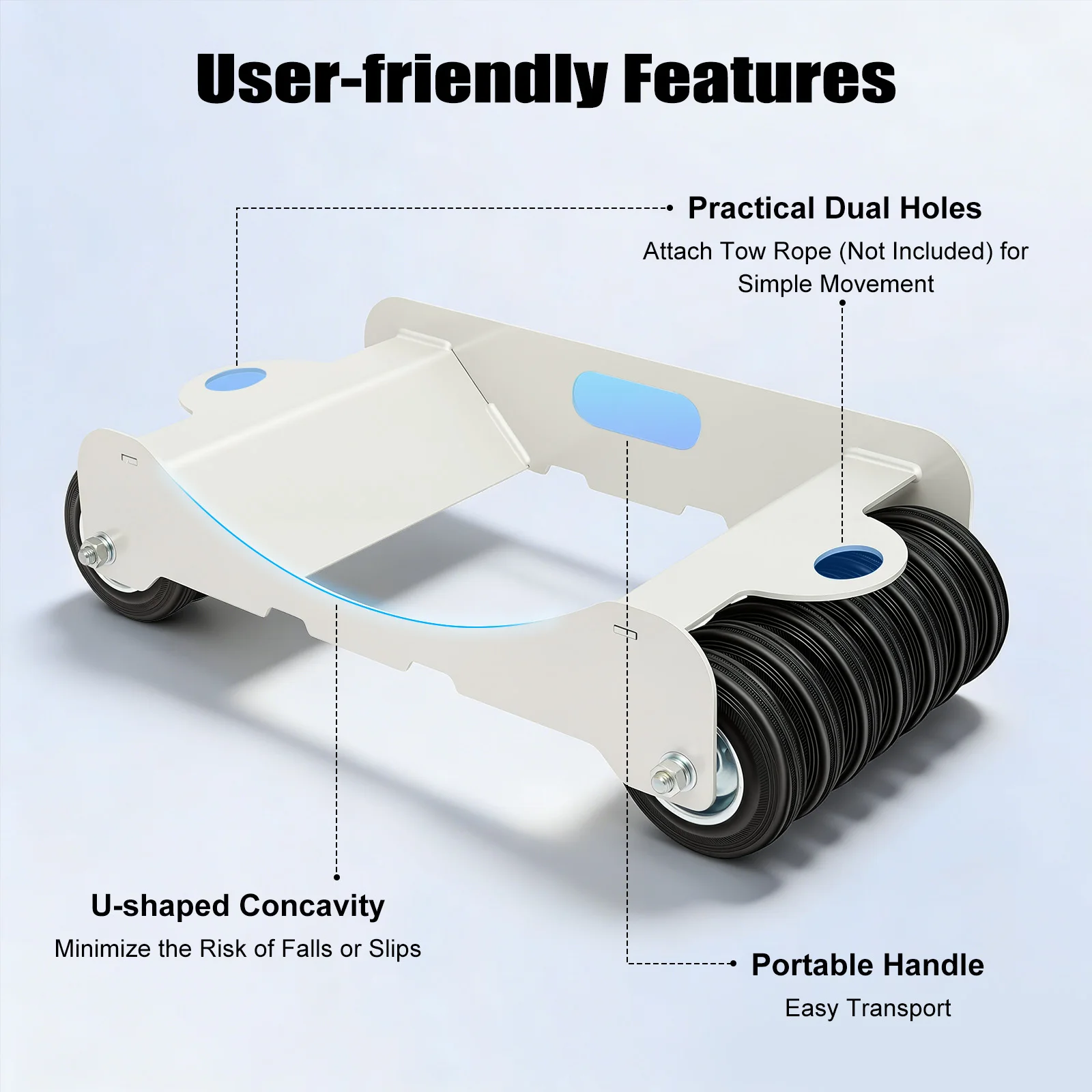 Chariots à roulettes pour pneus de voiture de 4500 lb avec 14 roues, plateforme de 23,62 x 12,95 pouces pour garage professionnel et réparation de véhicules
