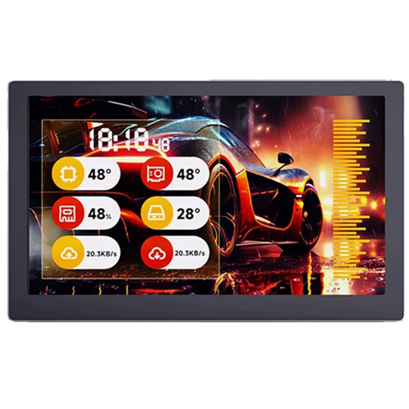 

1Set 7-Inch USB Chassis Secondary Screen IPS Screen 800X480 With Sound Pickup Function A