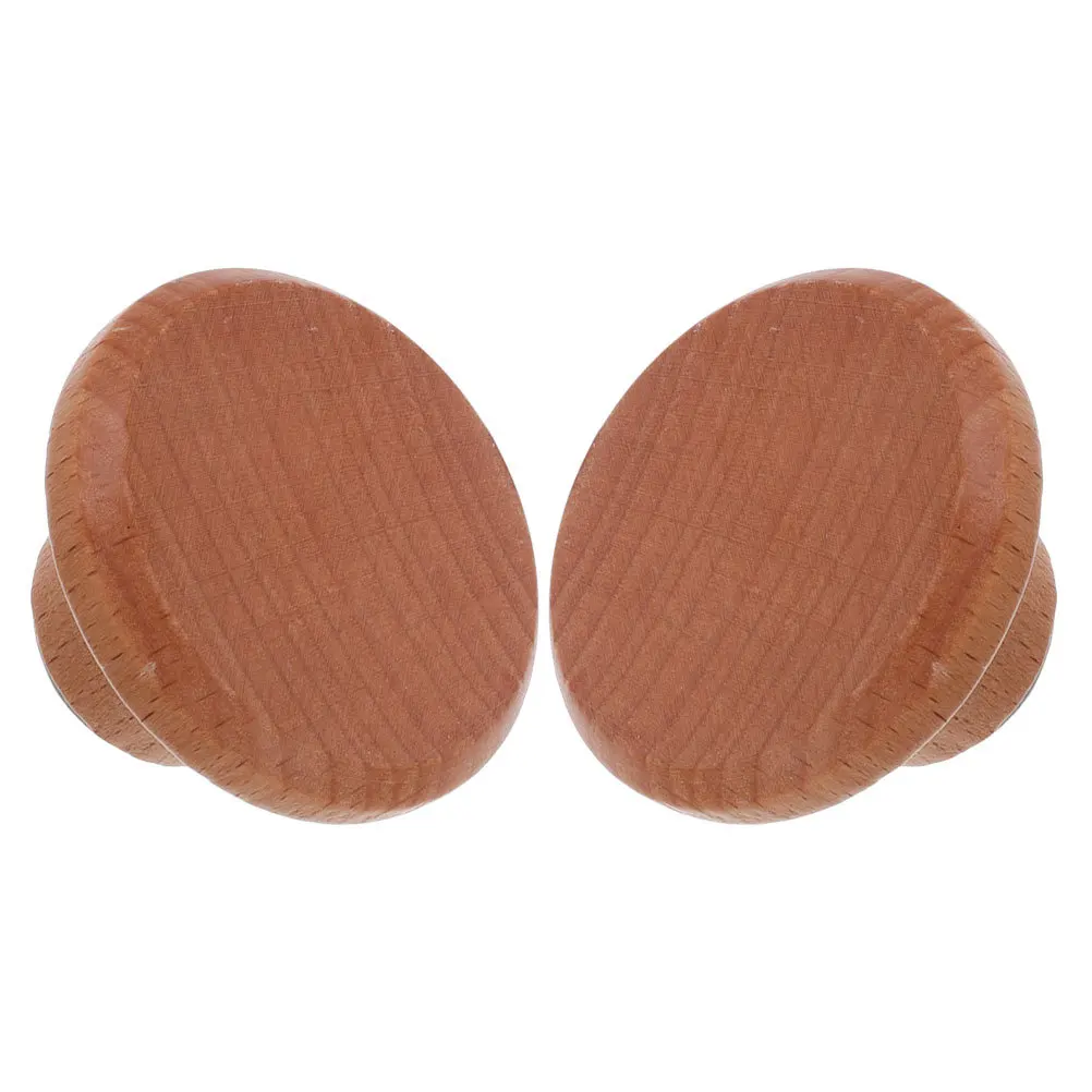 

2Pcs Pot Lid Knob Universal Wood Replacement Heat-Resistant Pan Cover Handle Kitchen Pot Lid Wood Knob Knobs for Cooking Pots