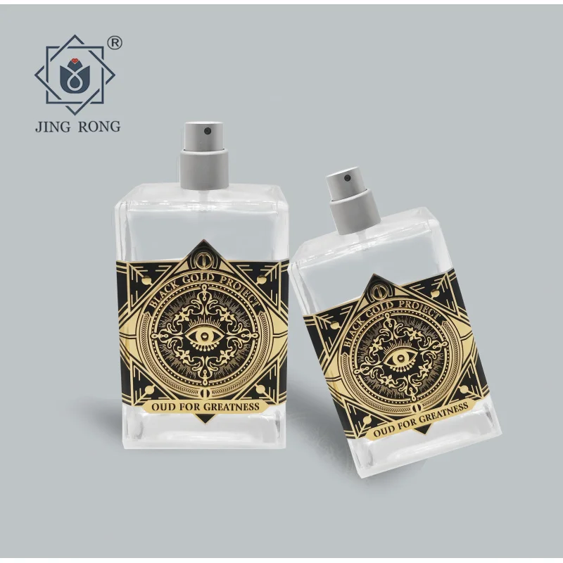 custom.Metal Sticker Clothes Plate Charm Design Parfum Aluminum Nameplate 3d Embossed Custom Metal Perfume Bottle L