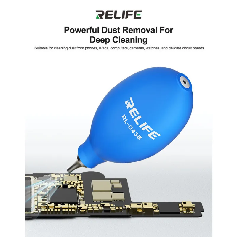

RELIFE RL-043B Convenient Dust Blower Has High Cleaning Efficiency And Is Suitable For Cleaning Mobile Phones And Computers.