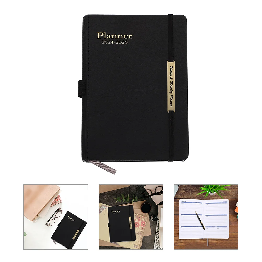 Imagem -06 - Caderno Planejador Semanal com Bons Hábitos-mês Agenda Bloco de Notas Resistente ao Desgaste Edição em Inglês Versão Britânica 20242025