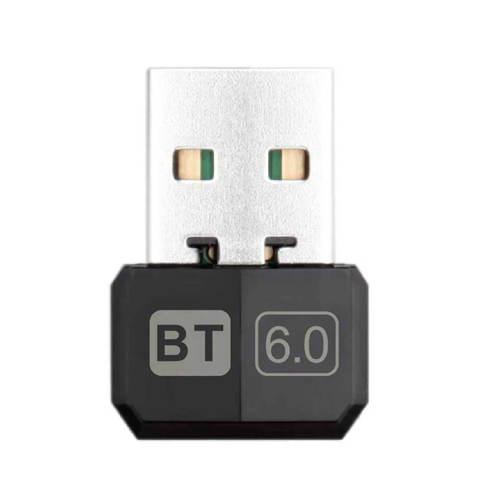 1Pc USB Bluetooth 6.0 Dongle Adapter For PC Speaker Wireless Mouse Keyboard Music Audio Receiver Transmitter Drive-free