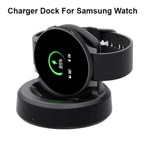 Watch Charger Dock Wireless Charger Adapter USB Cable Cord Stand For Samsung Galaxy Watch 6 5 4 3 Pro Active Classic 45/44/40mm