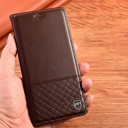 Luxury Genuine Leather Case For OnePlus 9 9R 9E 9RT 10 Pro Flip Cover Wallet Cases