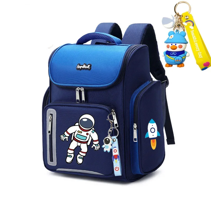 

2024 Suitable for grades 1-9 Children Orthopedic Backpack bags For boys Waterproof Backpacks Kids satchel Schoolbg