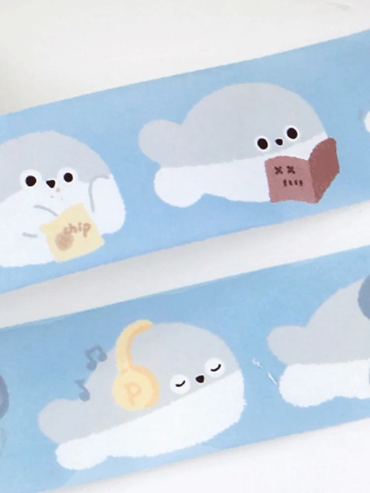 Adhesive Paper Tape Cute Printing Packaging Tape