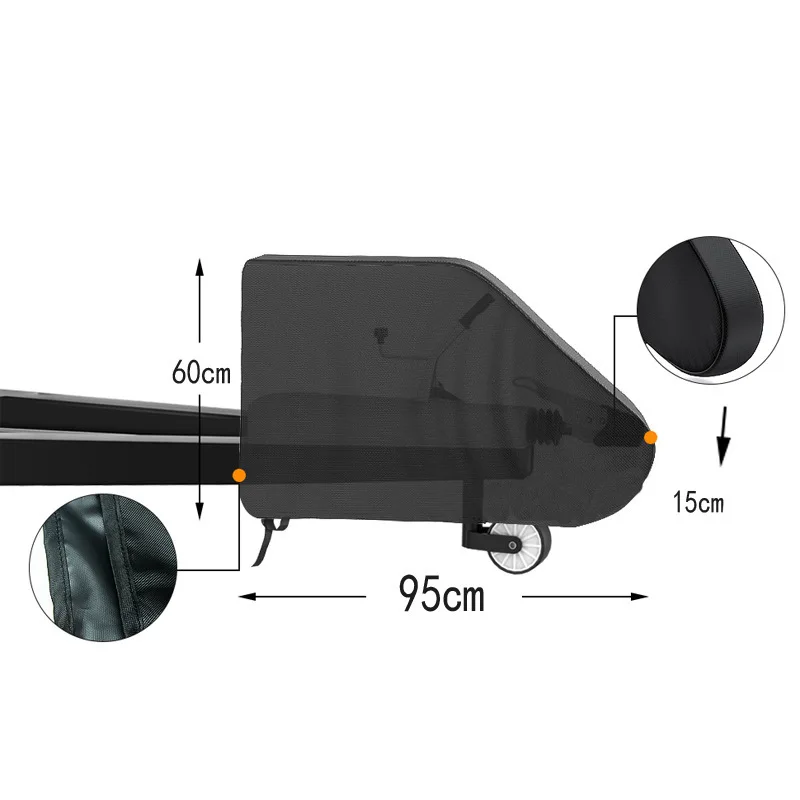 Cross Border RV Dust Day Trailer Hitch Hook Cover Hitchkofer Black Outdoor Shade