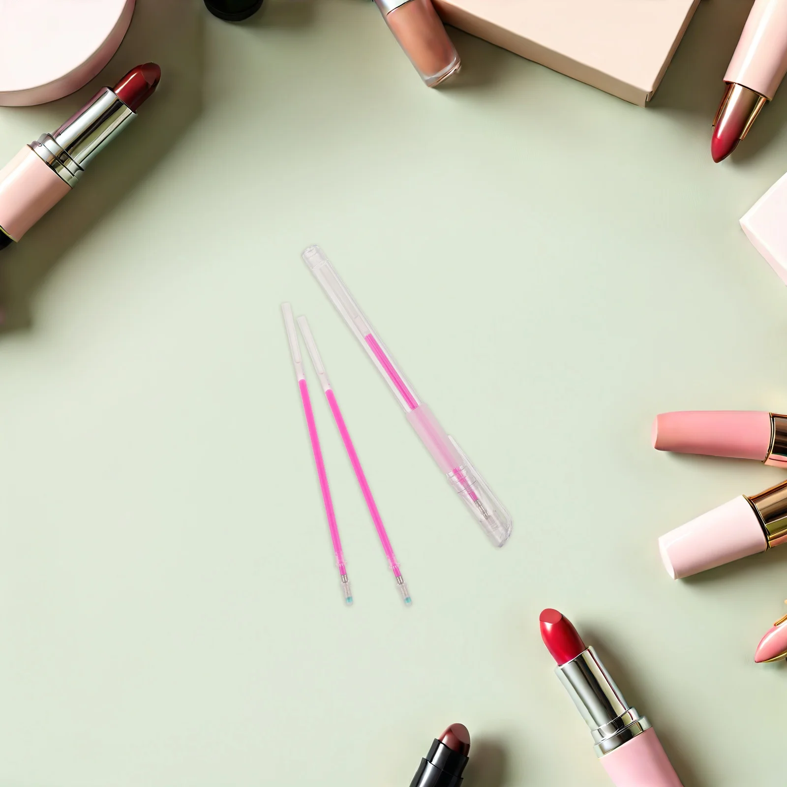 

2 шт., маркер для микроблейдинга бровей, прецизионная временная ручка для татуировки, инструмент для картирования положения, водостойкий стойкий макияж