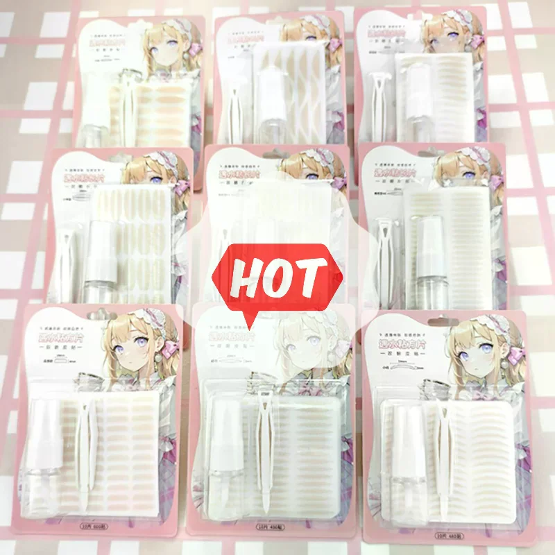 สติกเกอร์ติดตาสองชั้นแบบล่องหน แถบยกเปลือกตา แถบติดตาสองชั้น เทปกาวติดตา อุปกรณ์ติดตา