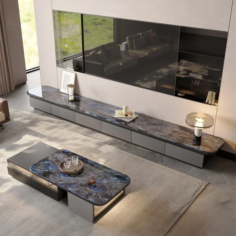 

Luxury Modern Floor Tv Caninet Wood Storage Set Entertainment Center Cabinet Monitor Stand Mueble Para Televisor Tv Furniture