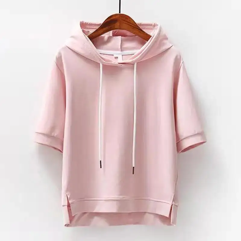 loose-fit-korean-style-2025-tton-half-sleeve-split-design-customizable-clothing-sun-protection-fashion-design-services