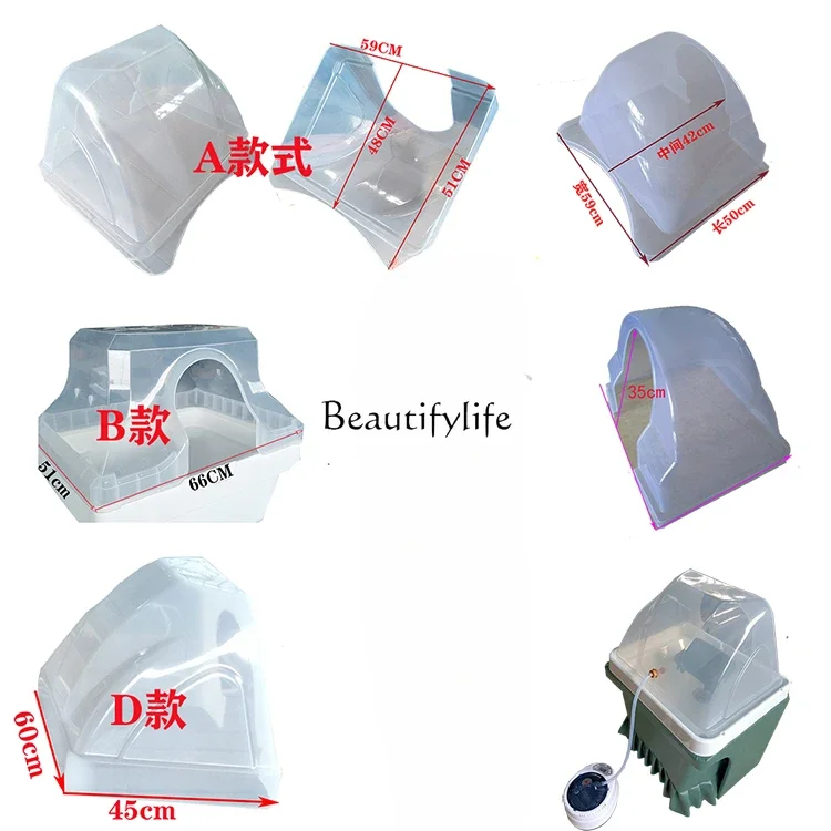 Shampoo Chair Fumigation Cover Cover Accessories with Constant Temperature Circulation Head Massager