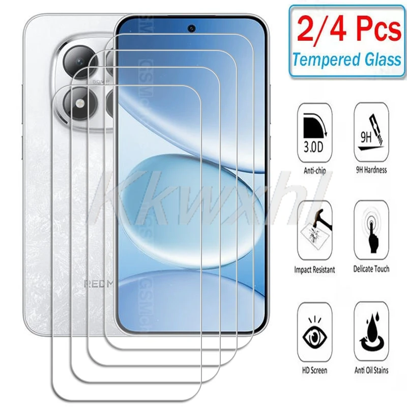 2-4 قطعة 9H الزجاج المقسى ل Xiaomi Redmi ملاحظة 15 برو RedmiNote15Pro نوت 15Pro 6.83 "واقي للشاشة غطاء الفيلم #1
