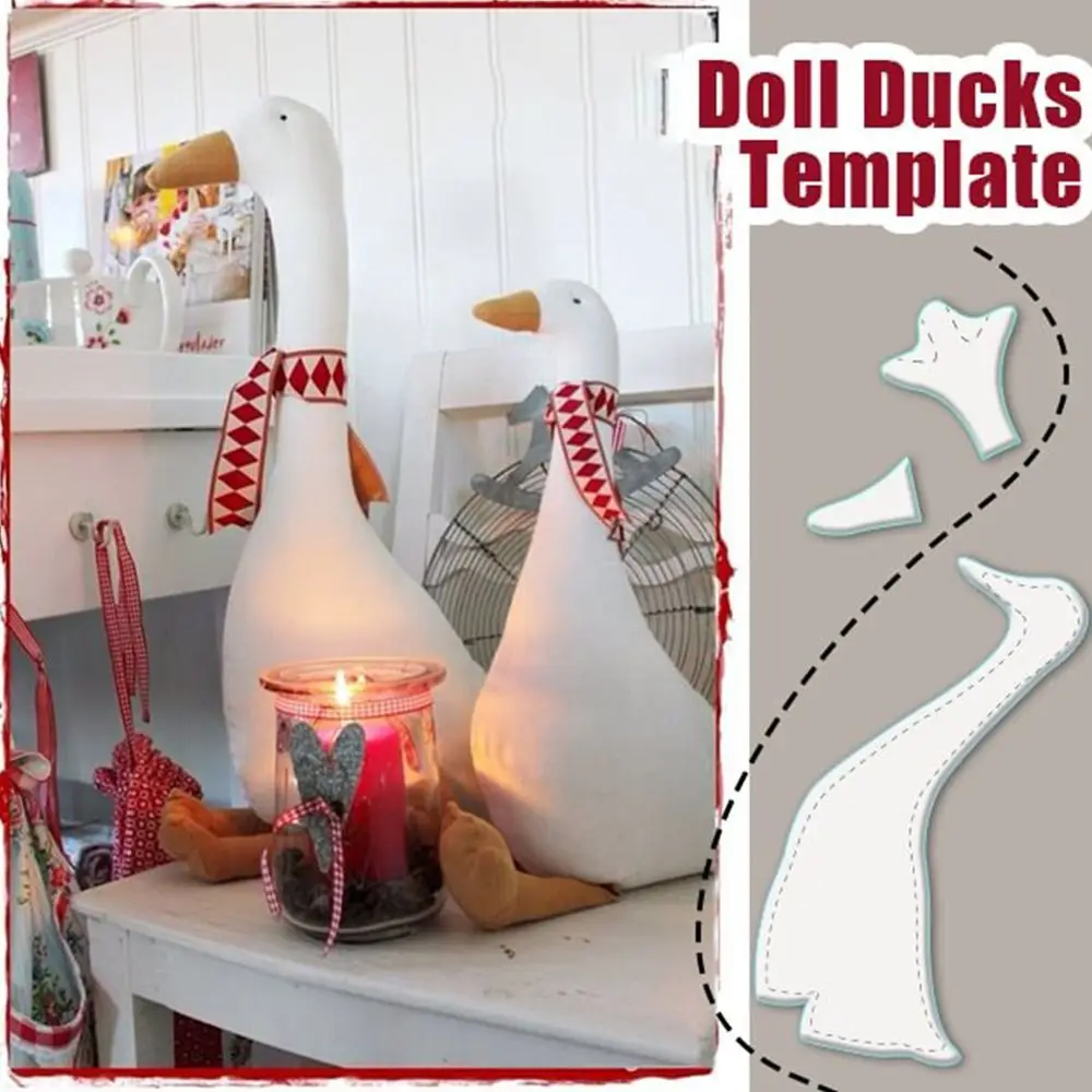 Transparent Ducks Decor Template Set DIY Handicraft Patchwork Ruler Template Quilting Ruler Reusable Handmade Products