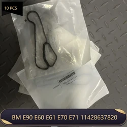 Original Oil Cooler Seal Gasket For BM E90 E60 E61 E70 E71 11428637820 Oli Filter Gasket  10 Pcs