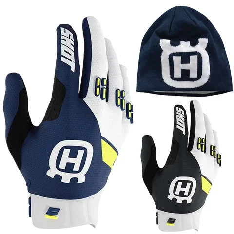 2025 husqvarna Motocross Glove Top Navy MX Gloves Off Road Motorcycle Glove MTB Dirt Bike Gloves
