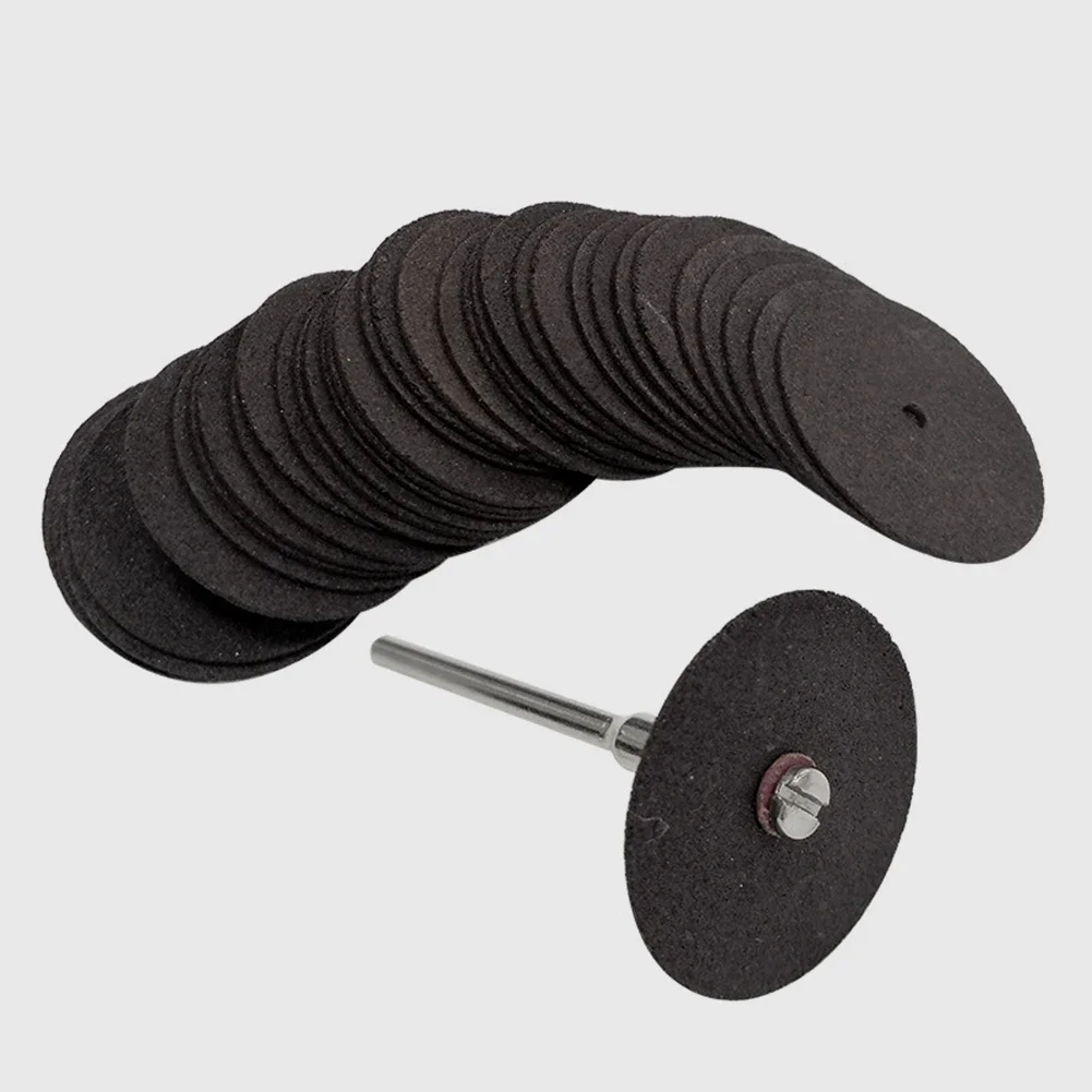 36pcs 24mm Abrasive Cutting Discs Set Reinforced Dremel Accessories Rotary Blade Grinding Wheels Cutter Tool for Craft And Engra