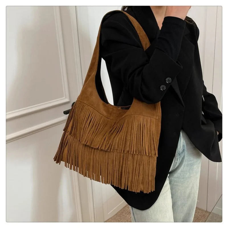 

Женская сумка из кожи с принтом Rivulet Boasting Lizbon Commuter, винтажная просторная повседневная одежда ​