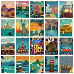AZQSD Diy Coloring Picture By Numbers City New York Unique Gift For Children Painting By Numbers Landscape Home Decoration