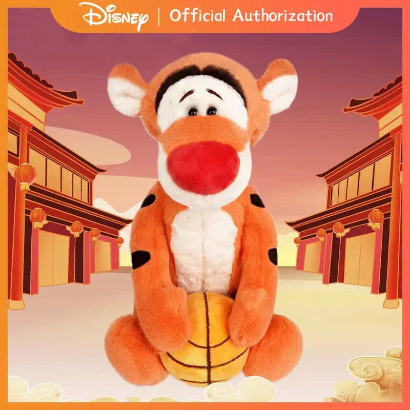 30CM New Disney Winnie The Pooh Limited Edition Tigger Plush Toy Cute Cartoon Animal Doll Anime Memorable Souvenir Birthday Gift