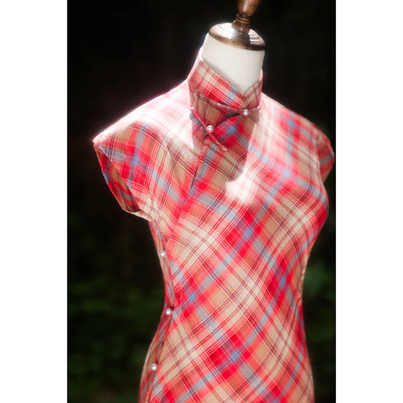 

Traditional Long Young Revamped Version Retro Sle Daily Wear High Slit ort Sve Floral Print for Young Girls