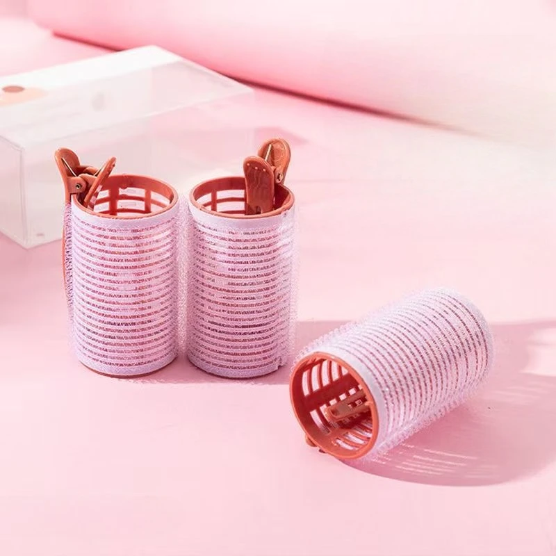 

3pcs/set Self-Grip Hair Rollers Heatless Hair Curlers No Heat Hair Bangs Volume Self-adhesive Hook & Loop DIY Styling Tools