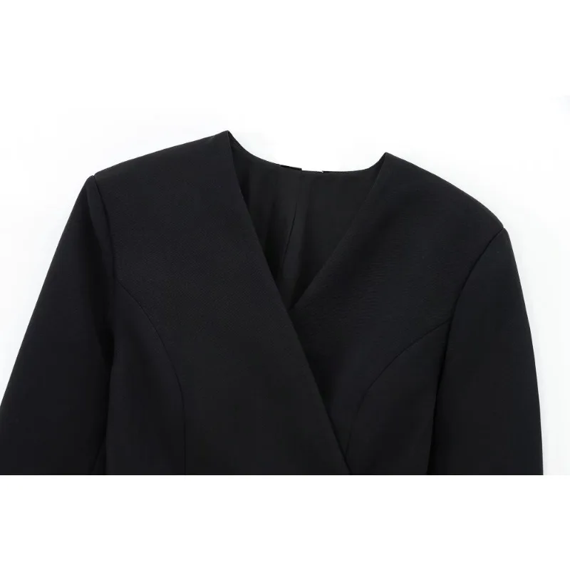 Tailored Coat With Sashes Solid Office Lady Blazers Female Women\'s Autumn Coat Elegant And Pretty Women\'s Coats