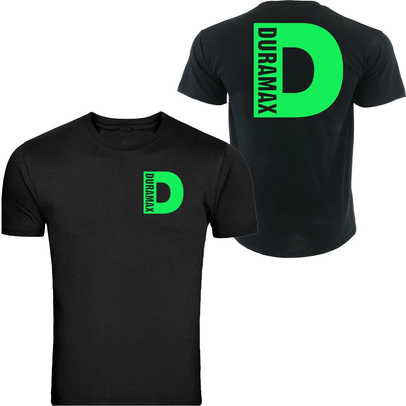 Summer 2026 Duramax Big D Design T-Shirt Unisex Black Color Front & Back Graphic Printing High-end Luxury Both of Men and Women