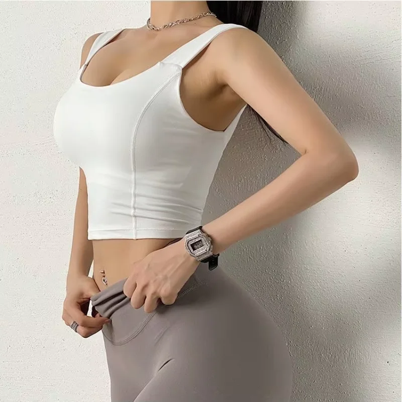 

Yoga Clothes with Chest Cushion, Camisole, Vest, Women's Outerwear, Beautiful Back Exclusive