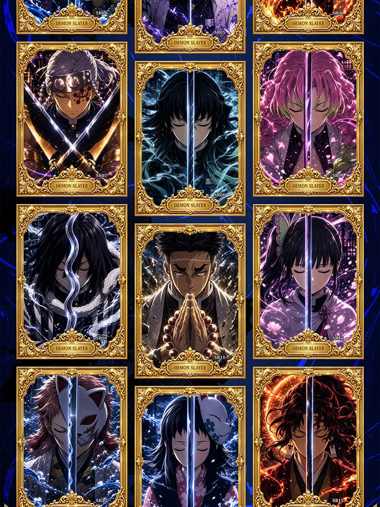 Wholesale 2026 Newest Demon Slayer HeXu ChunGuang Double-layer Metal Card Collection Cards TCG Party Tendy Toys Birthday Gifts